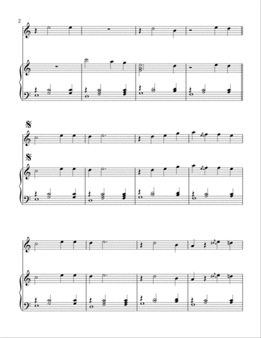 Cheerleader Piano scores gallery preview page 3