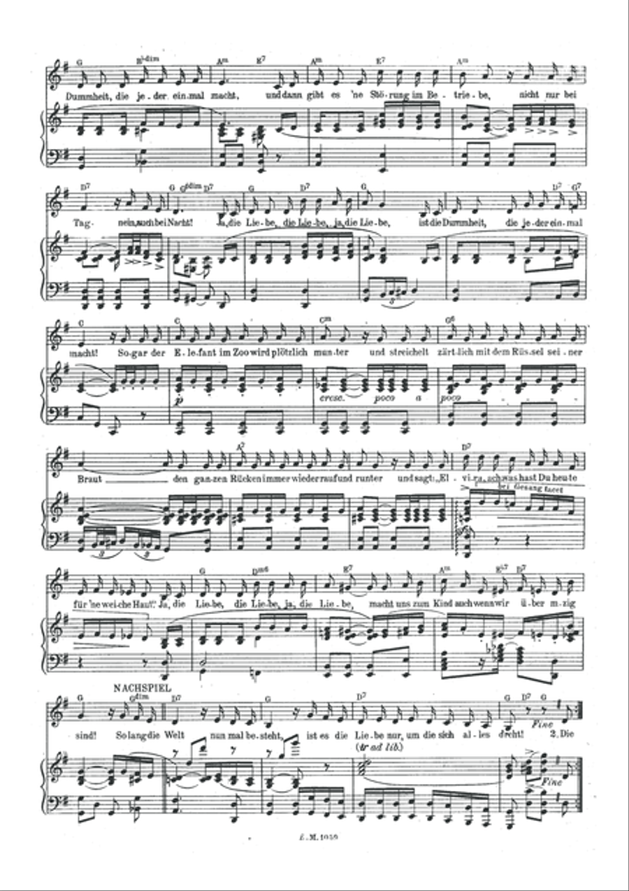 Elefanten-Tango Piano, Vocal scores gallery preview page 4