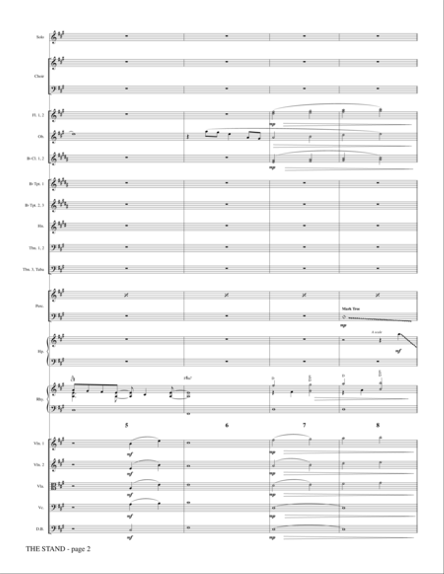 The Stand - Full Score The Stand - Full Score Choir scores gallery preview page 2