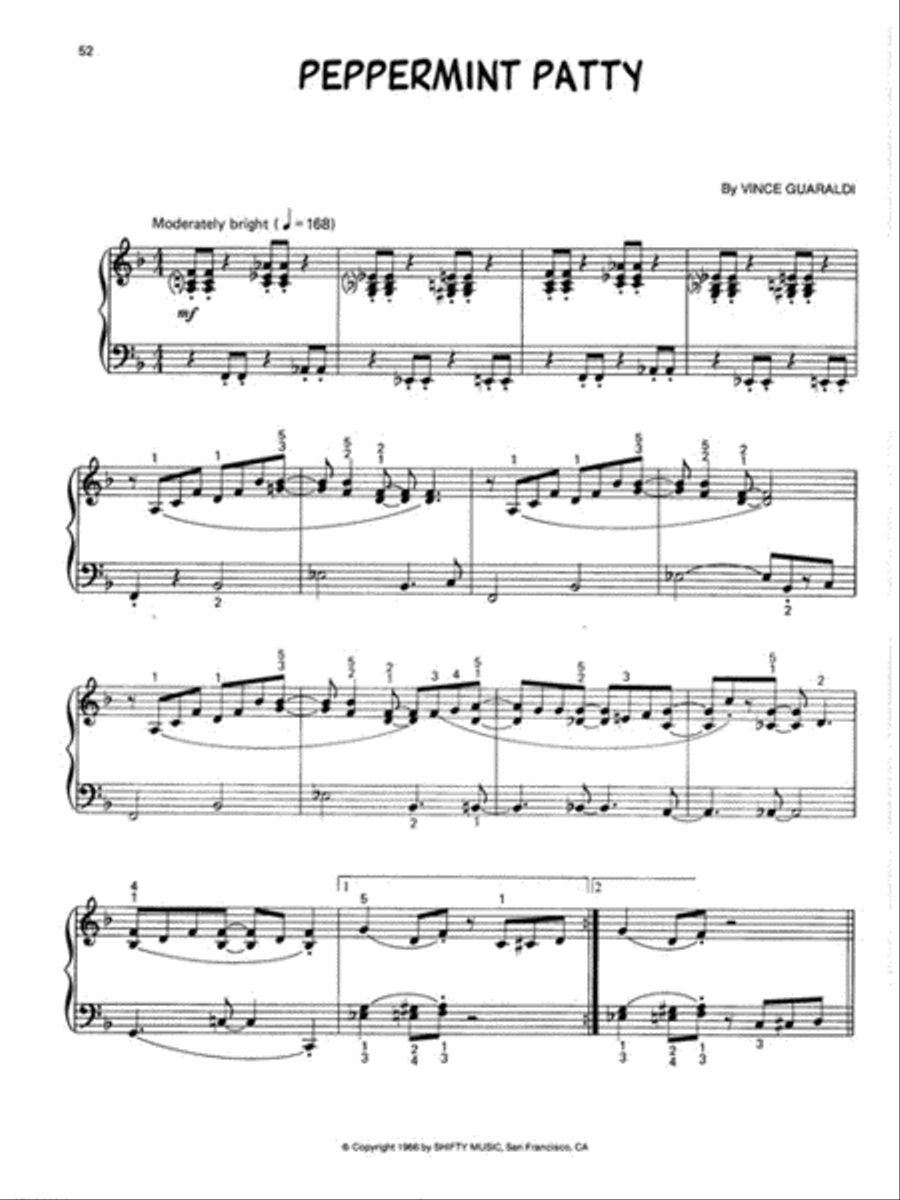 Charlie Brown's Greatest Hits Piano Solo scores gallery preview page 6
