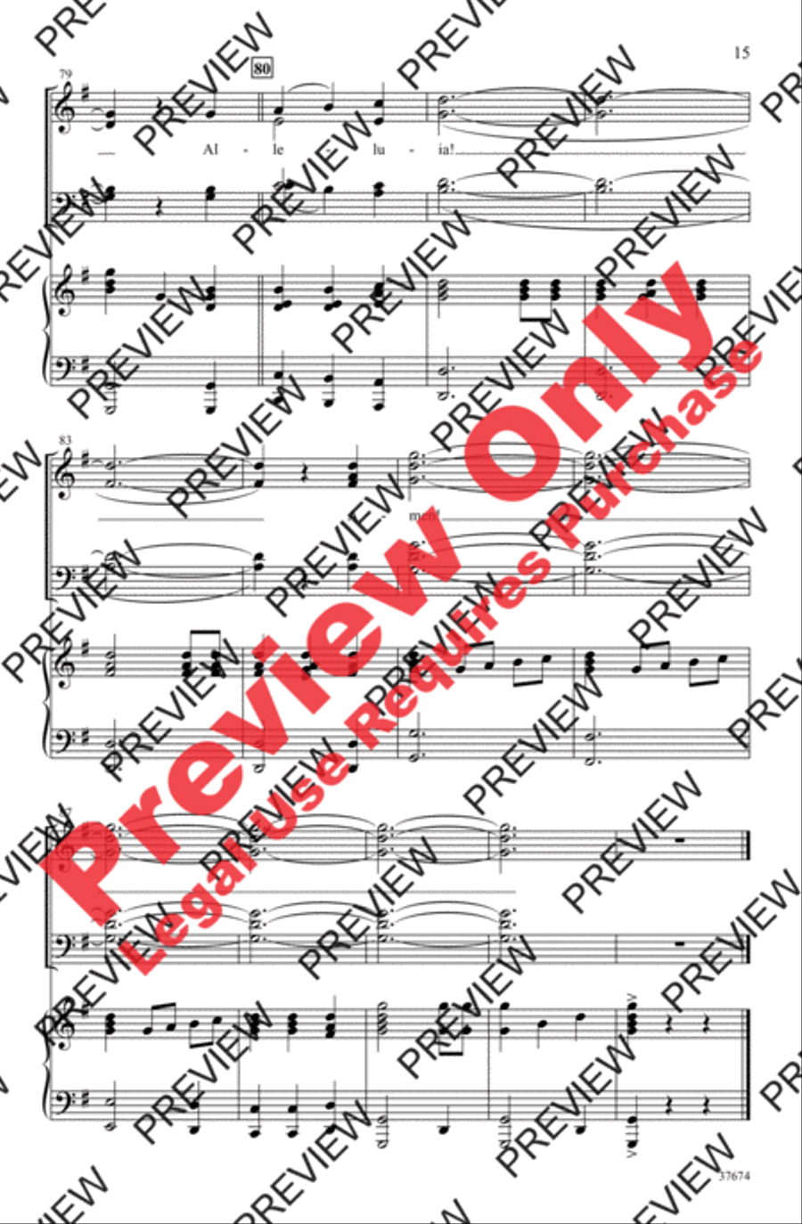 Festival of Carols 4-Part scores gallery preview page 15