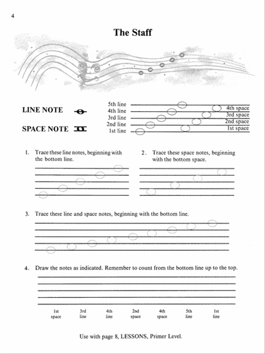 David Carr Glover Method for Piano Theory Piano Method scores gallery preview page 4