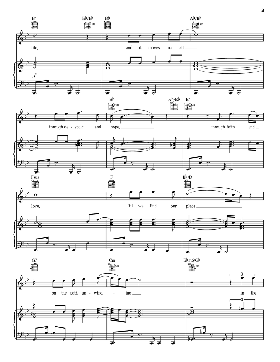 Circle Of Life (from The Lion King) Guitar scores gallery preview page 3