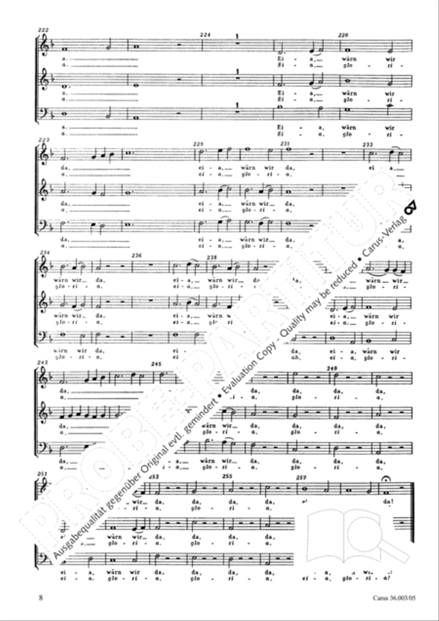In dulci jubilo (Nun singet und seid froh) 3-Part scores gallery preview page 9