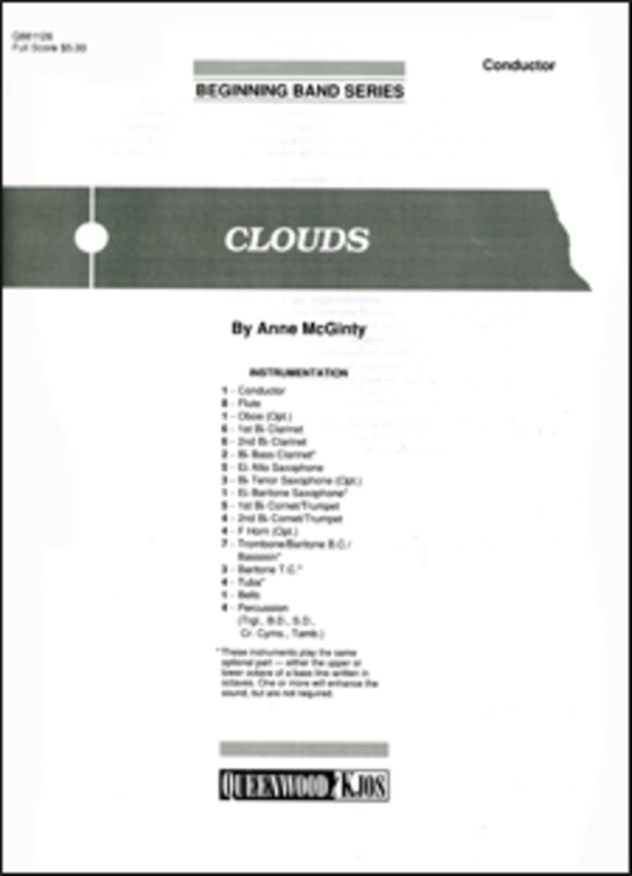 Clouds - Score Concert Band scores gallery preview page 1