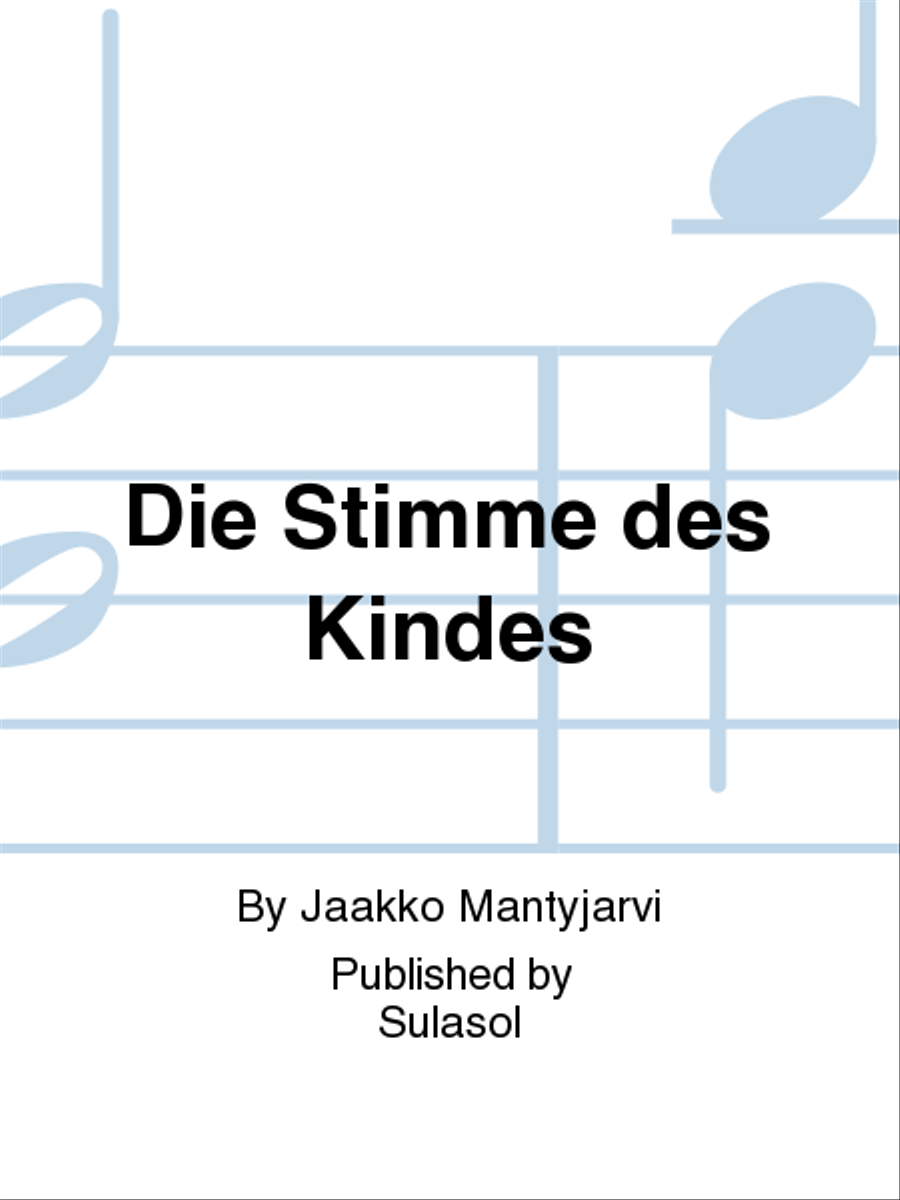 Die Stimme des Kindes Die Stimme des Kindes SSAATTBB scores gallery preview page 1