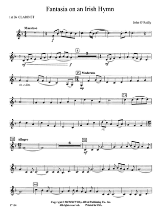 Fantasia on an Irish Hymn: 1st B-flat Clarinet
