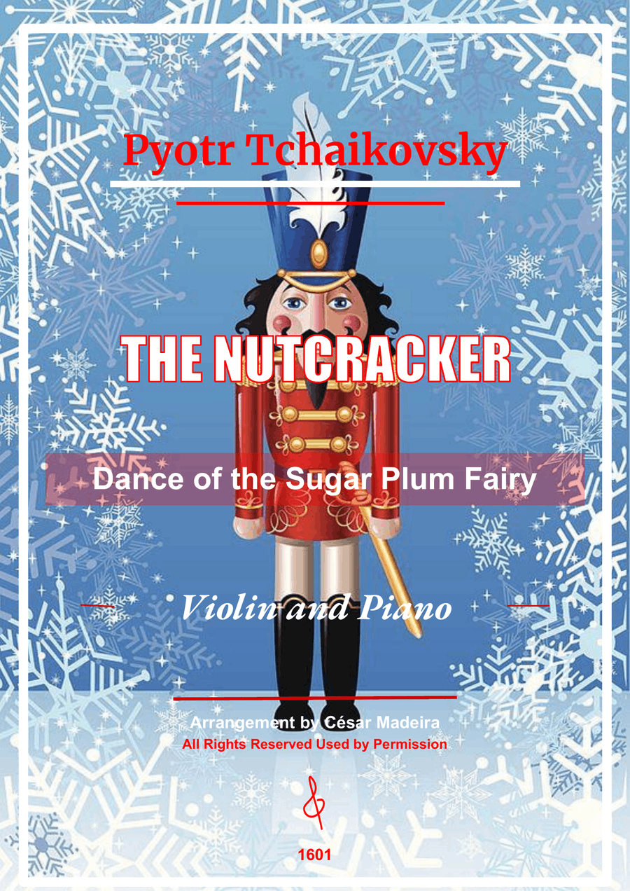 Dance of the Sugar Plum Fairy - Violin and Piano (Full Score and Parts) Violin Solo scores gallery preview page 1