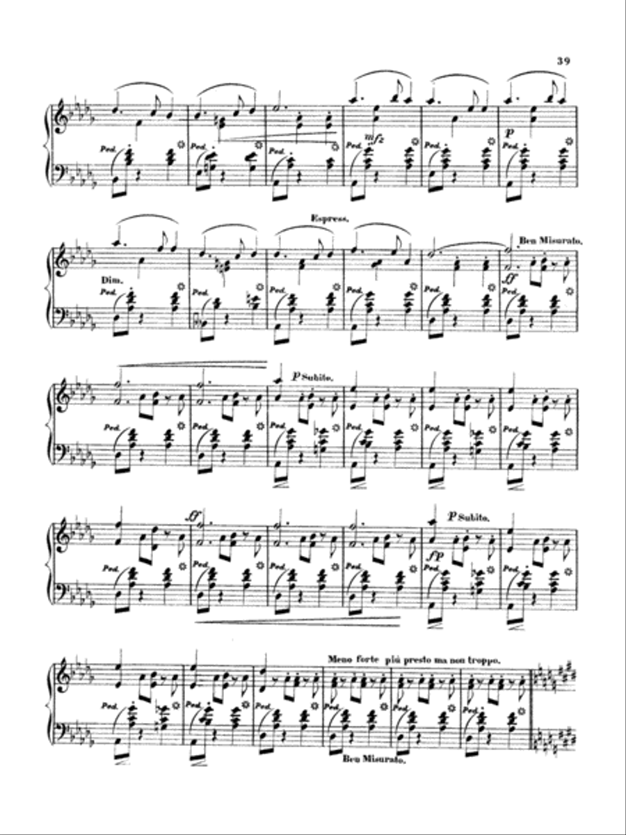 Gottschalk: Album Piano Solo scores gallery preview page 5