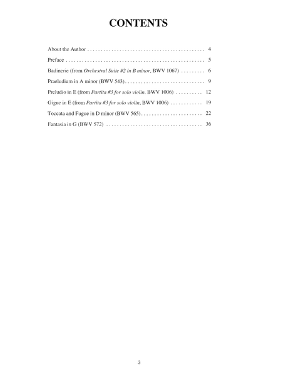 J. S. Bach for Electric Guitar Book and Digital Audio scores gallery preview page 4