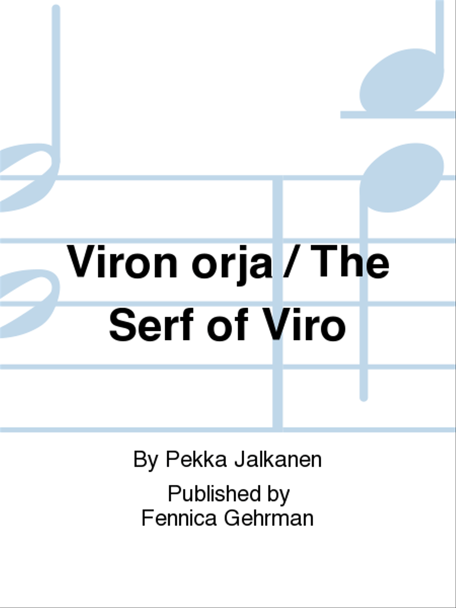 Viron orja / The Serf of Viro (Score) String Orchestra scores gallery preview page 1