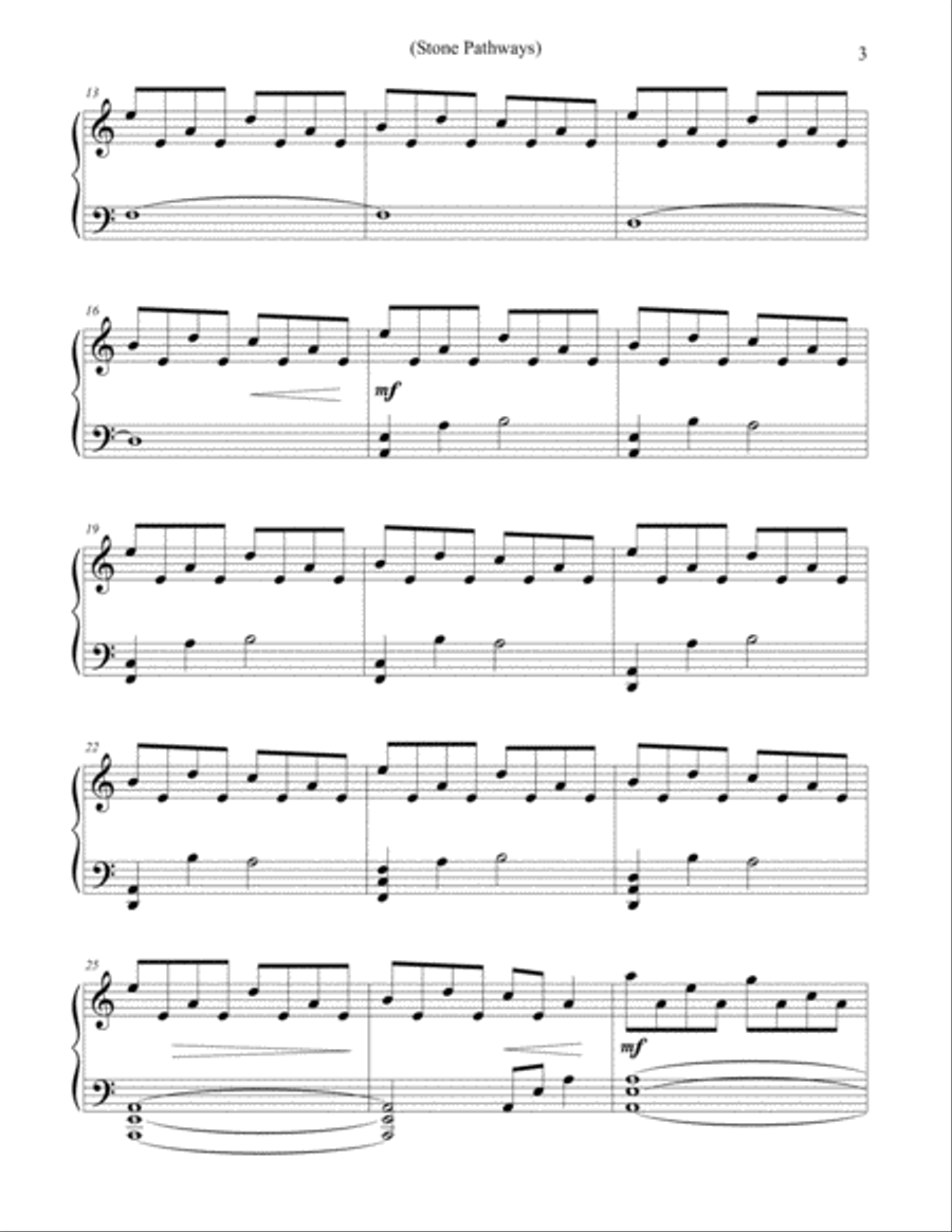 Piano Minimal Piano Solo scores gallery preview page 3
