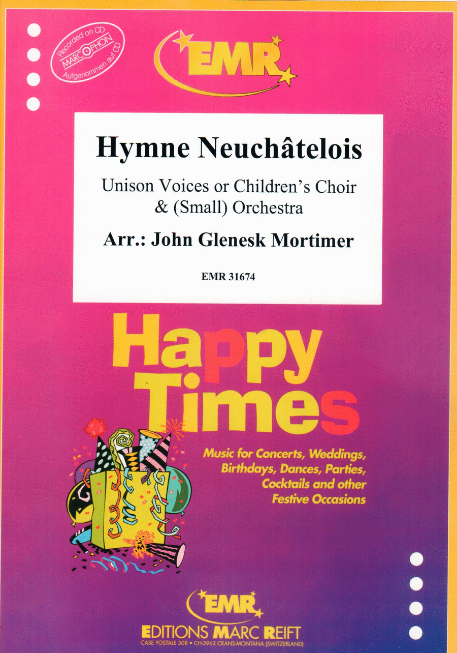 Hymne Neuchatelois Hymne Neuchatelois Unison Choir scores gallery preview page 1