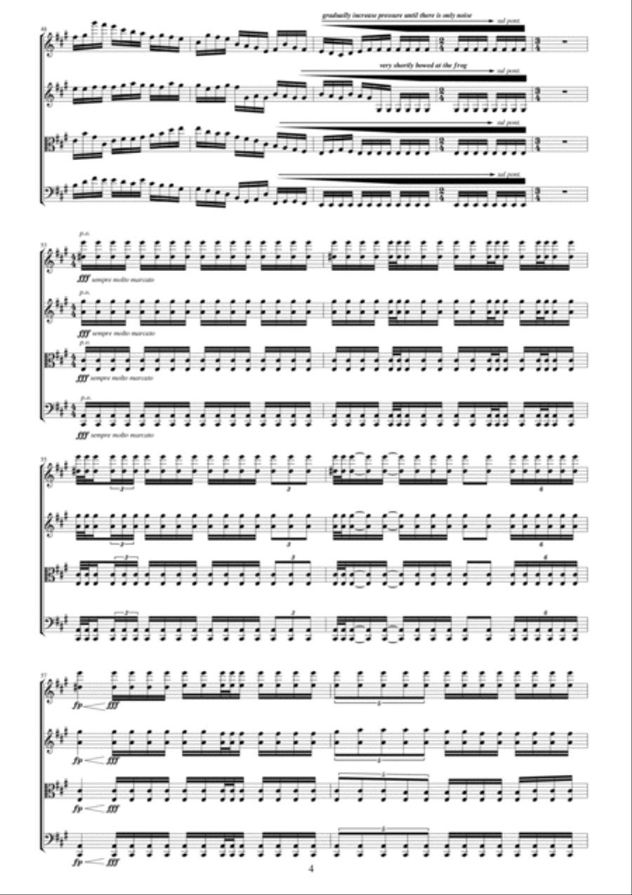 Duang String Quartet scores gallery preview page 5