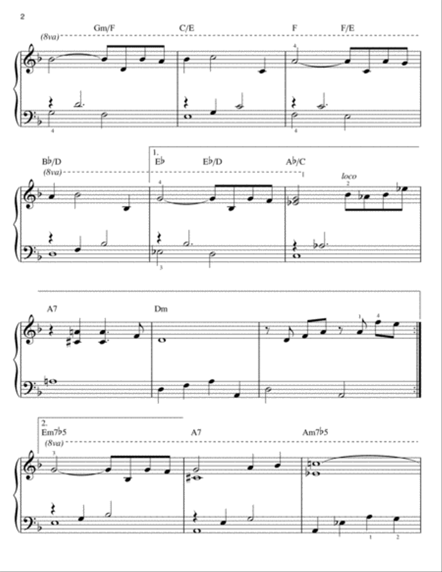 The Incredible Hulk Easy Piano scores gallery preview page 2