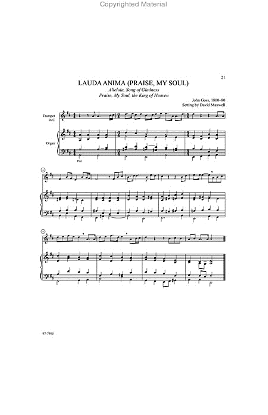 Final Stanzas: Hymn Settings for Organ and Descanting Instrument, Vol. 3 Organ scores gallery preview page 16