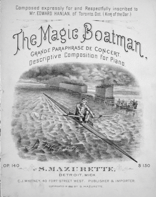 The Magic Boatman, Grande Paraphrase de Concert. Descriptive Composition for Piano