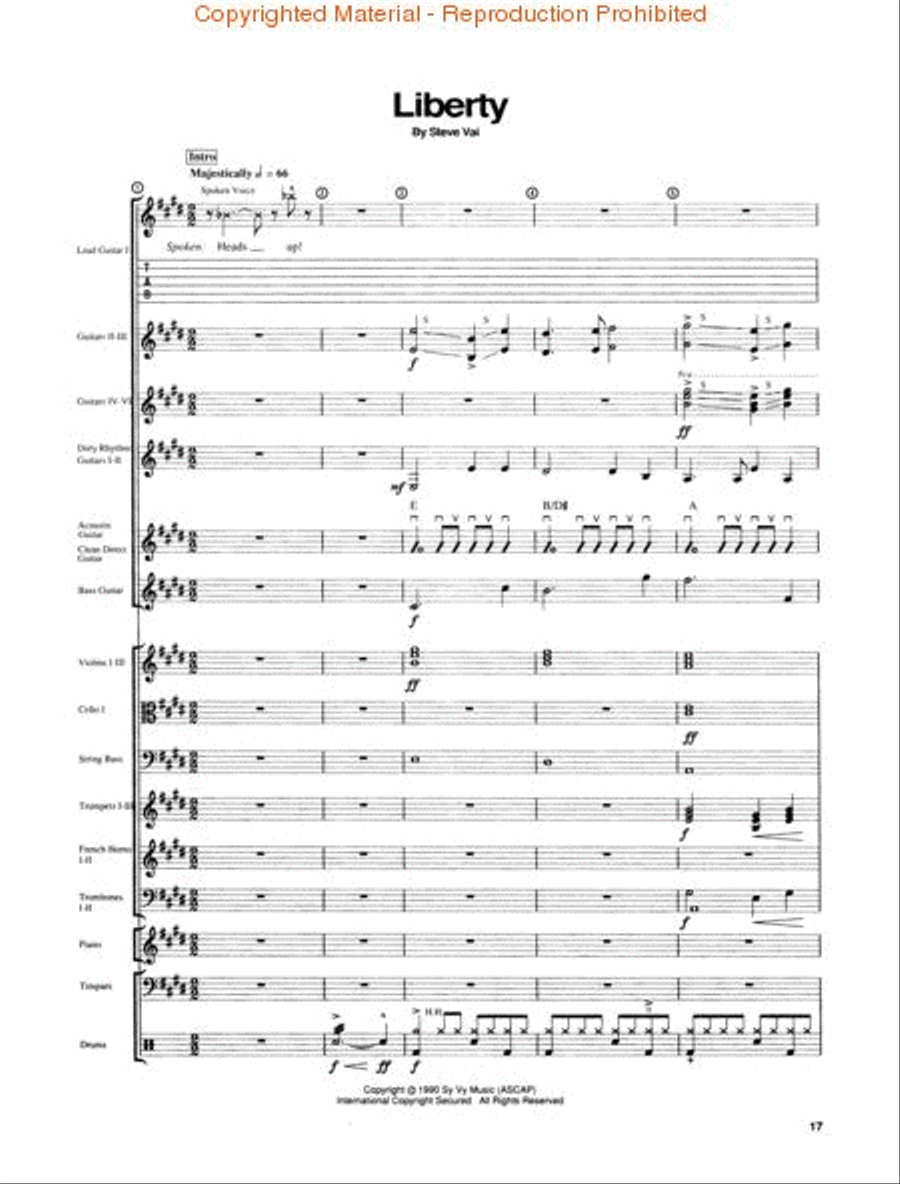 Passion & Warfare Electric Guitar scores gallery preview page 2