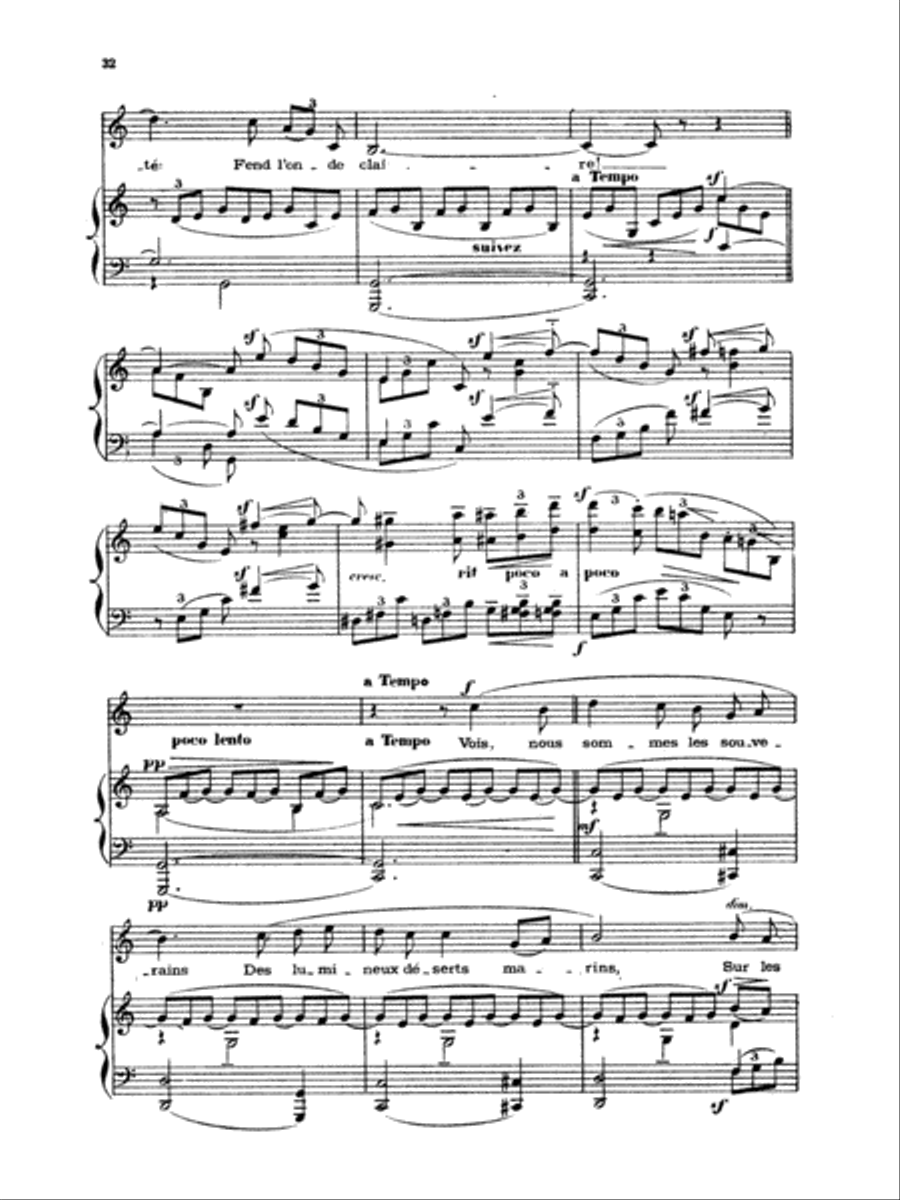Chabrier: Recueil de Melodies Voice scores gallery preview page 3