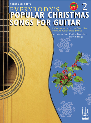Book cover for Everybody's Popular Christmas Songs for Guitar, Book 2
