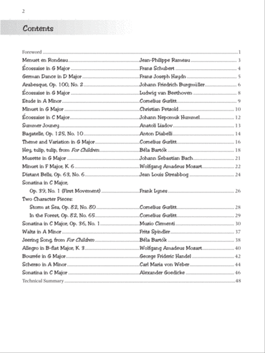Pathways to Artistry -- Masterworks, Book 3 Piano Method scores gallery preview page 2