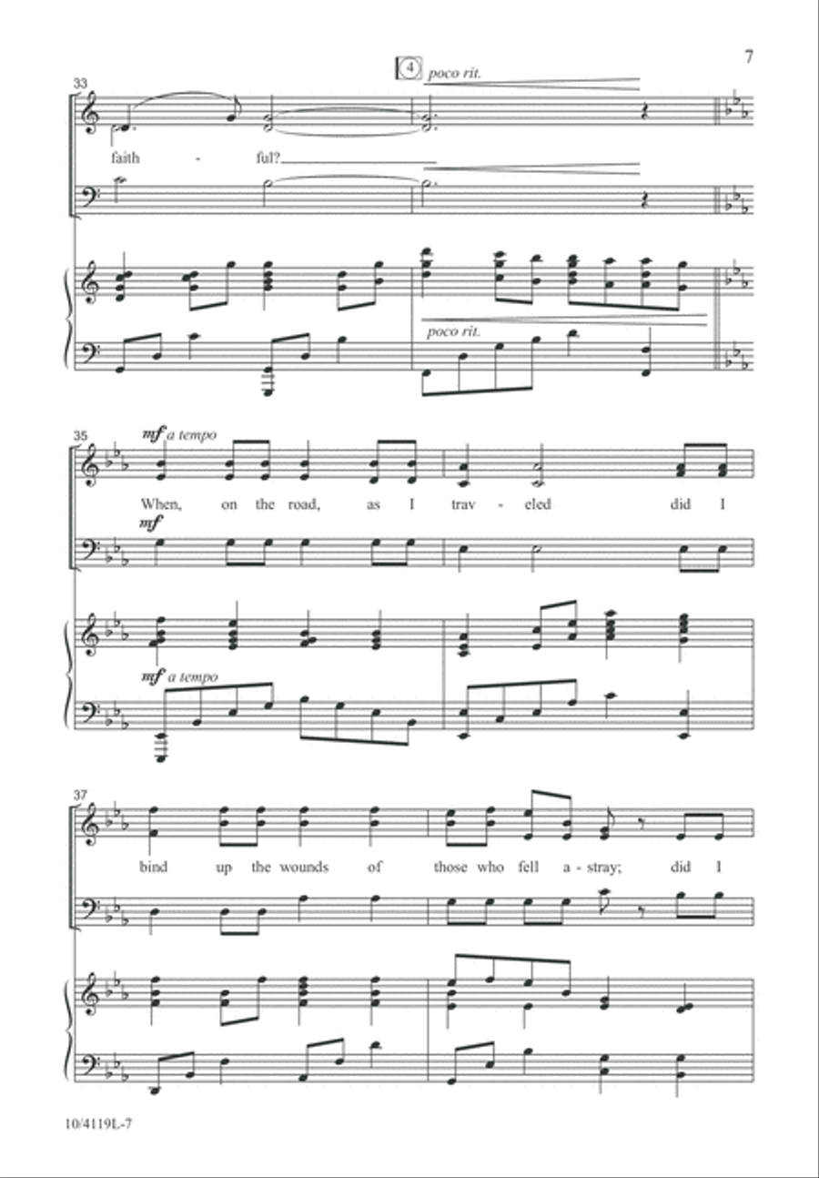 Was I Faithful? 3-Part scores gallery preview page 8