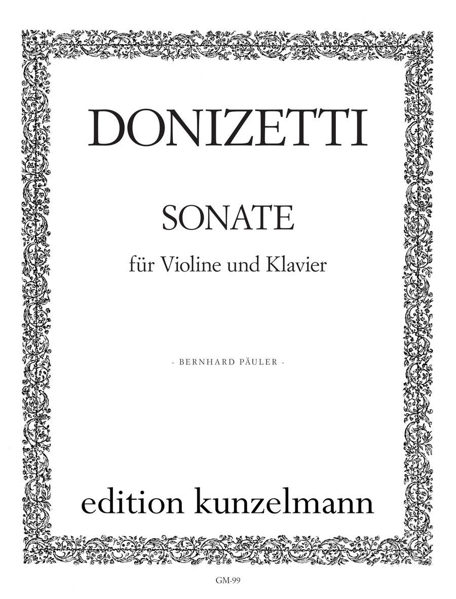 Sonata Violin Solo scores gallery preview page 1