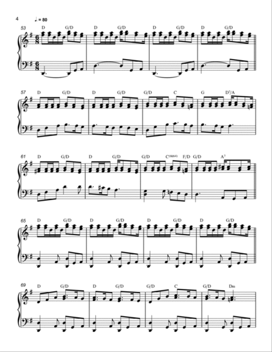 Kiki's Delivery Service Piano Solo scores gallery preview page 4
