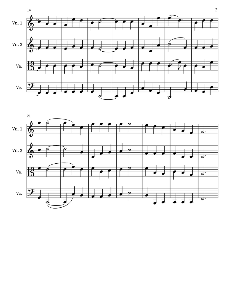The Day of Resurrection - String Quartet String Quartet scores gallery preview page 2