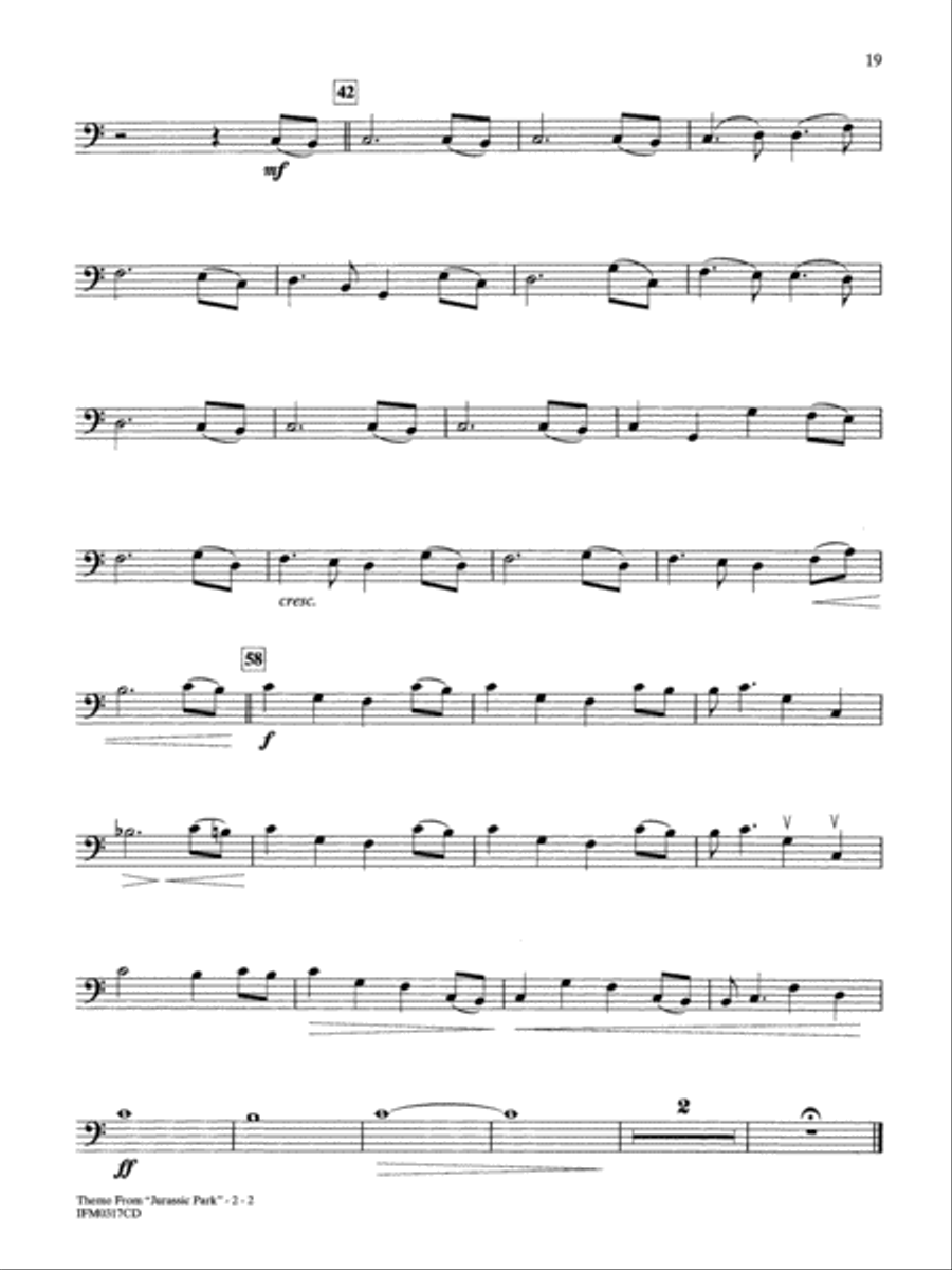 Movie Instrumental Solos for Strings - Cello (Book and CD) String Orchestra scores gallery preview page 20