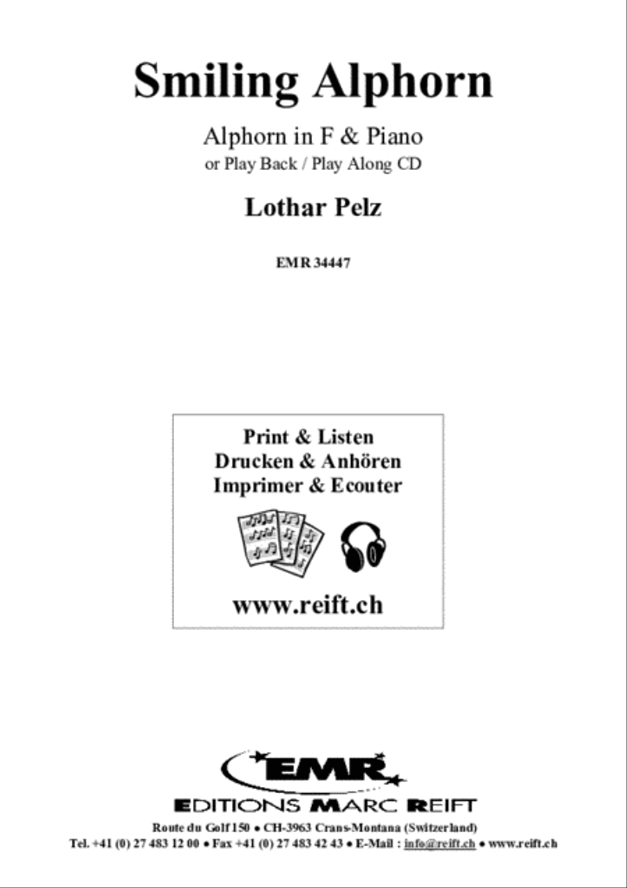 Smiling Alphorn Piano Accompaniment scores gallery preview page 2