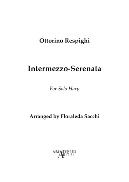 Intermezzo Serenata, For Harp