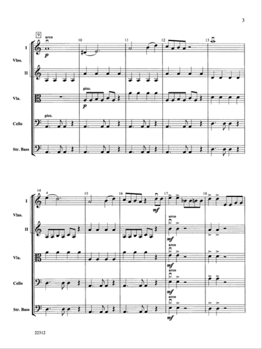 Secret Agent 440 Secret Agent 440 String Orchestra scores gallery preview page 3