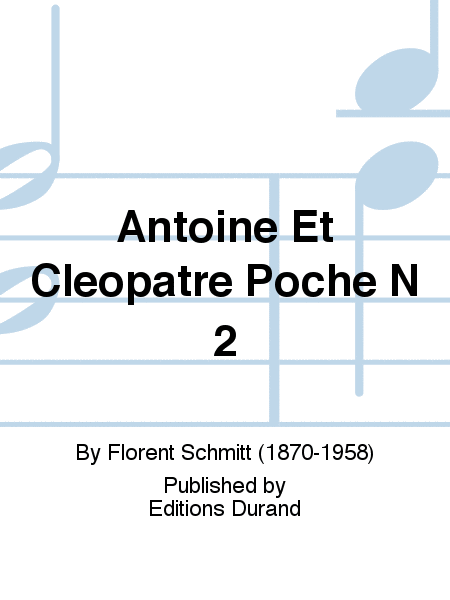 Antoine Et Cleopatre Poche N 2