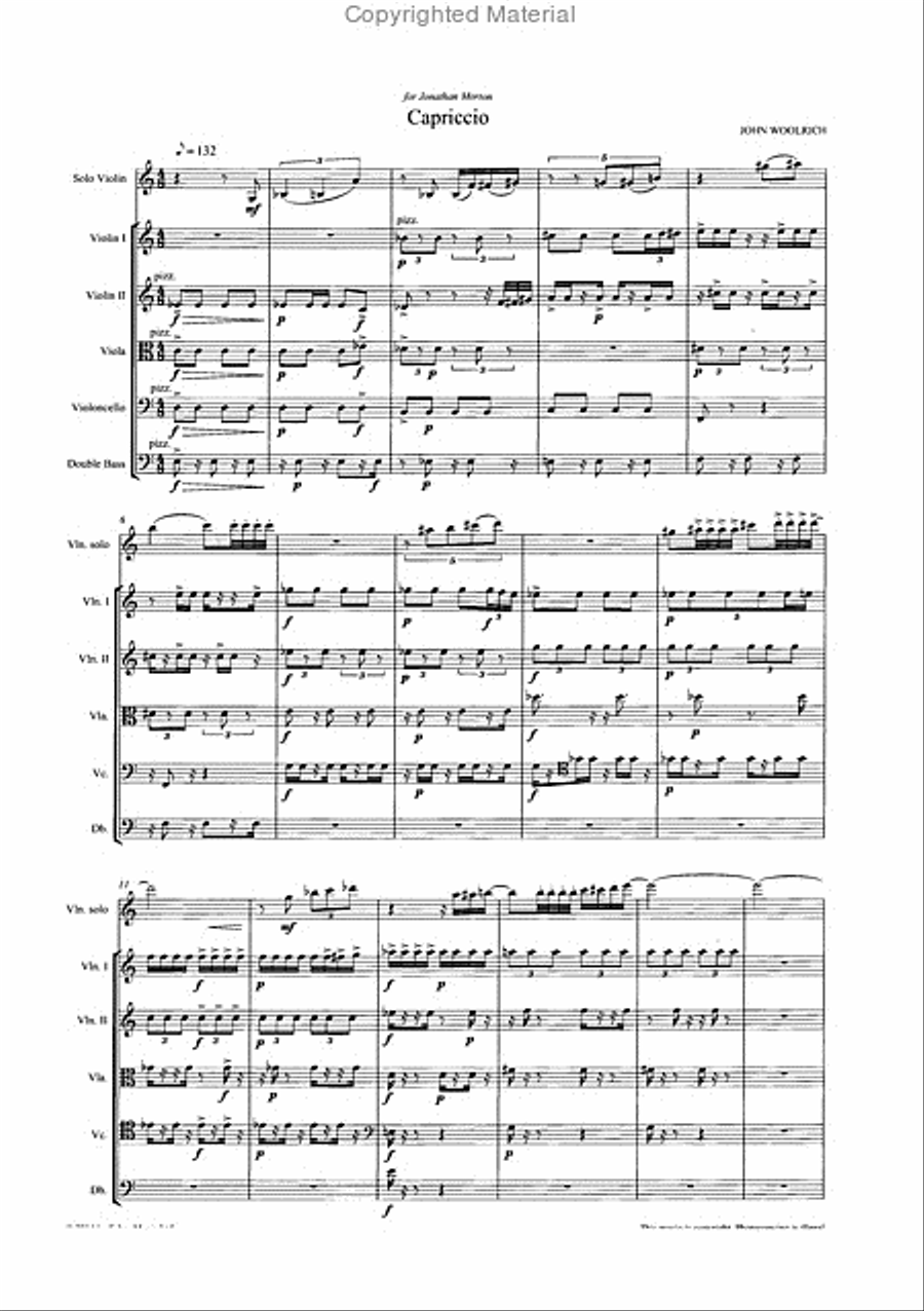 Capriccio Capriccio Violin Solo scores gallery preview page 6