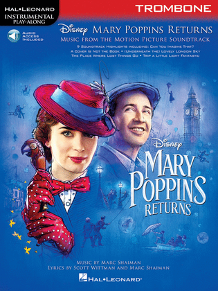 Book cover for Mary Poppins Returns for Trombone