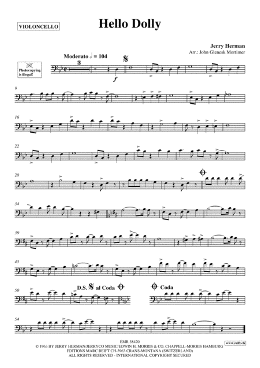 Hello Dolly Piano Accompaniment scores gallery preview page 2