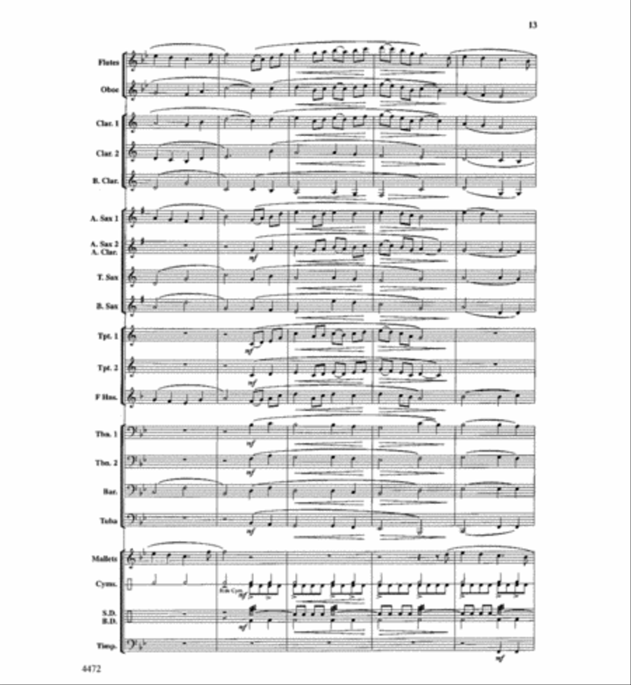 King's Mountain Adventure Concert Band scores gallery preview page 14