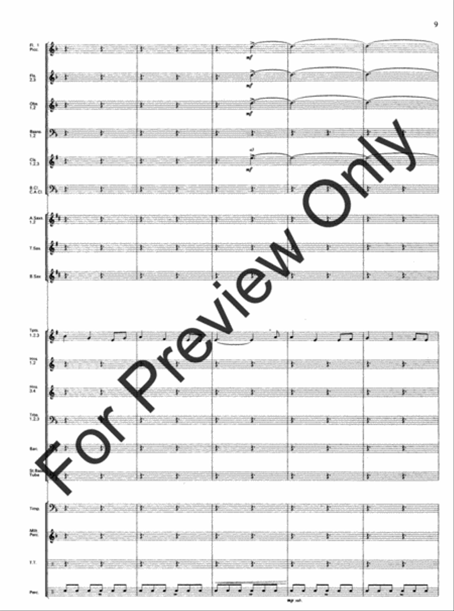Emmanuel Variants Concert Band scores gallery preview page 11