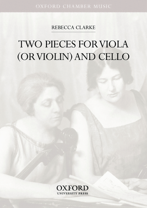Book cover for Two Pieces for viola (or violin) and cello