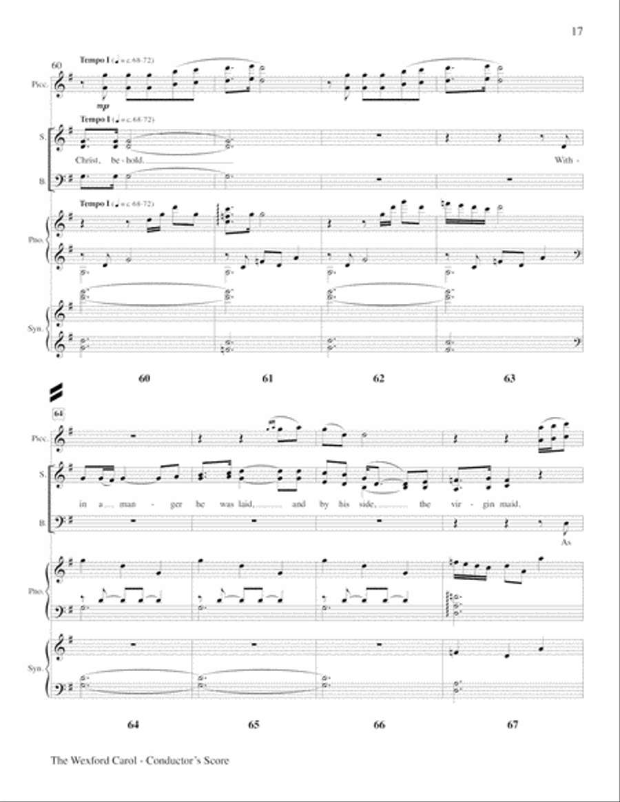 The Wexford Carol The Wexford Carol Choir scores gallery preview page 17
