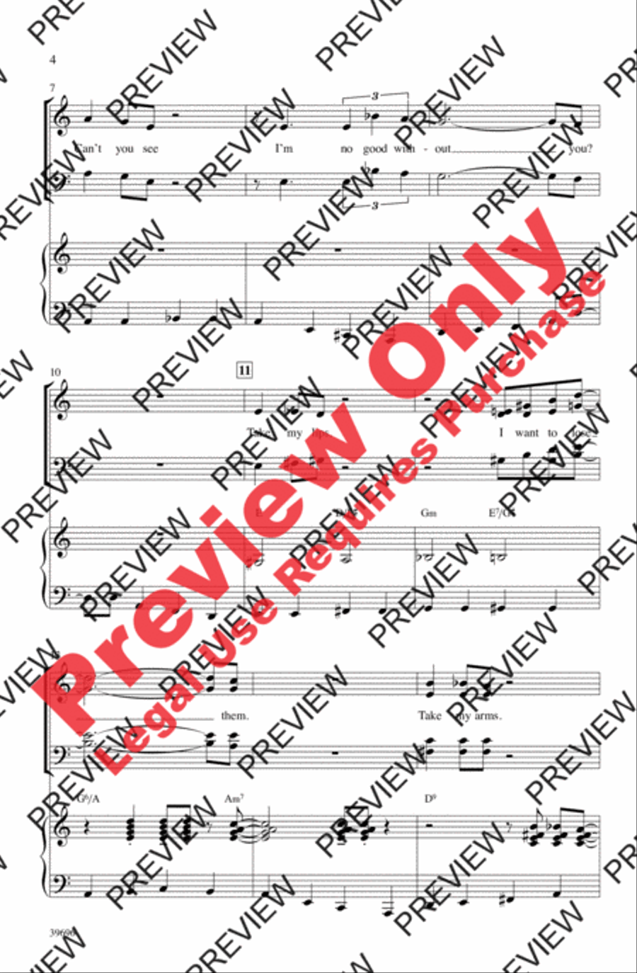 All of Me 4-Part scores gallery preview page 4