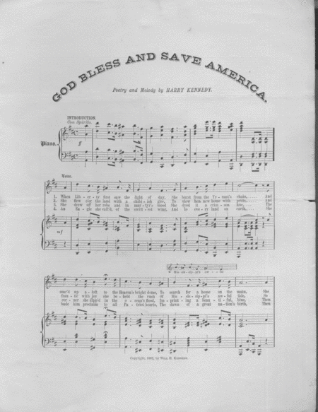 God Bless & Save America. National Patriotic Song