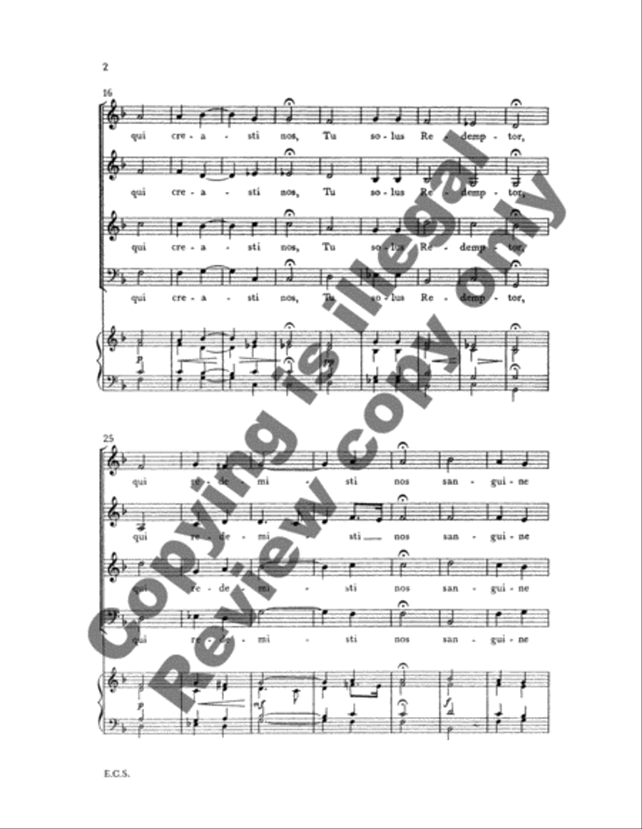 Tu solus 4-Part scores gallery preview page 4