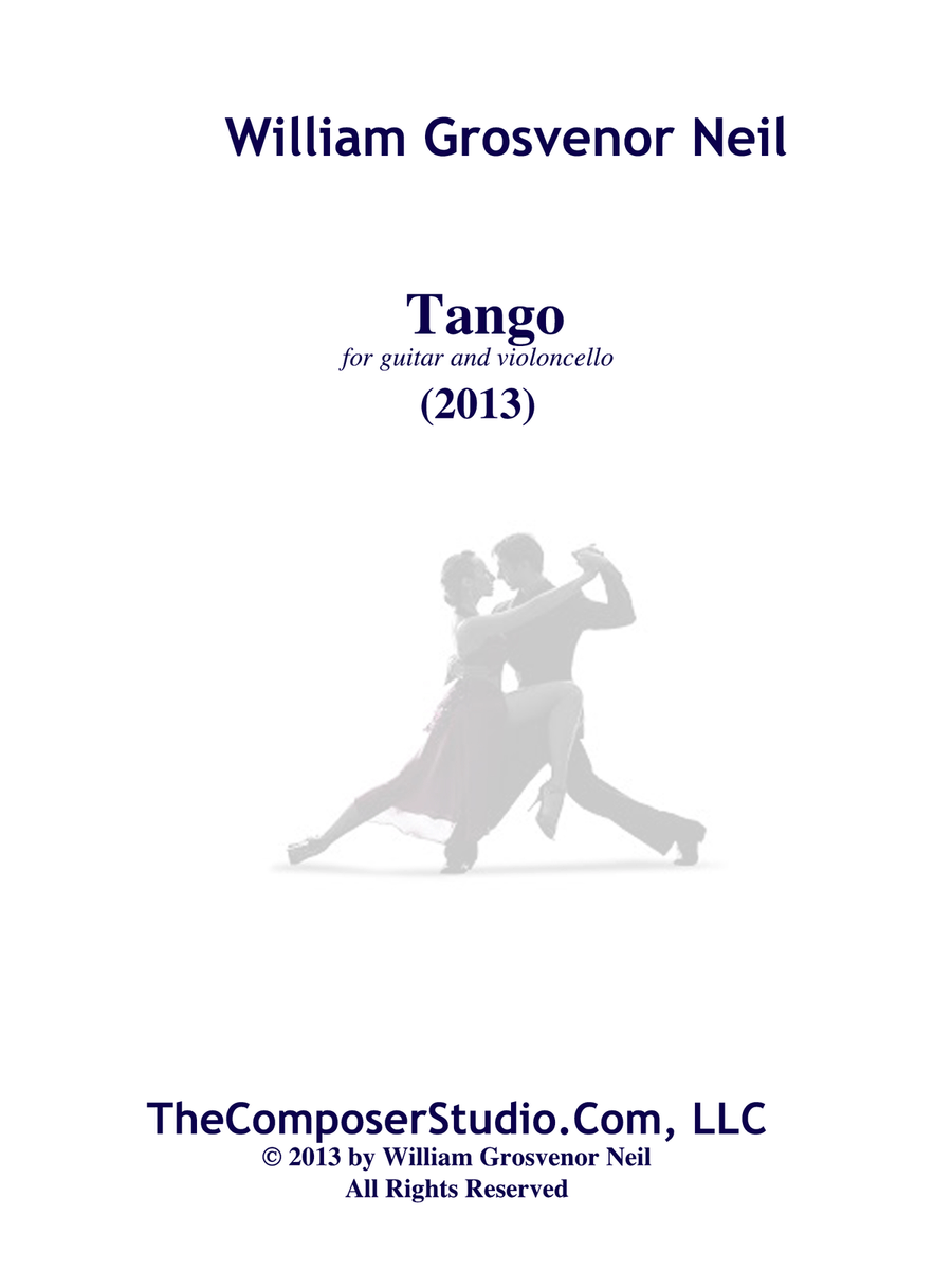 Tango for guitar and violoncello String Duet scores gallery preview page 1
