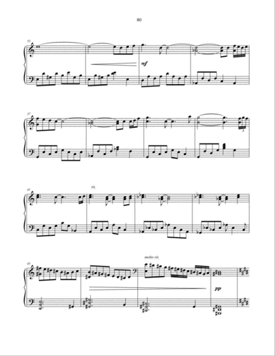 Sonatina - original piano solo Piano Solo scores gallery preview page 4