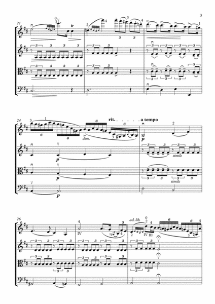 Cantabile, op. 17 - string quartet image number null