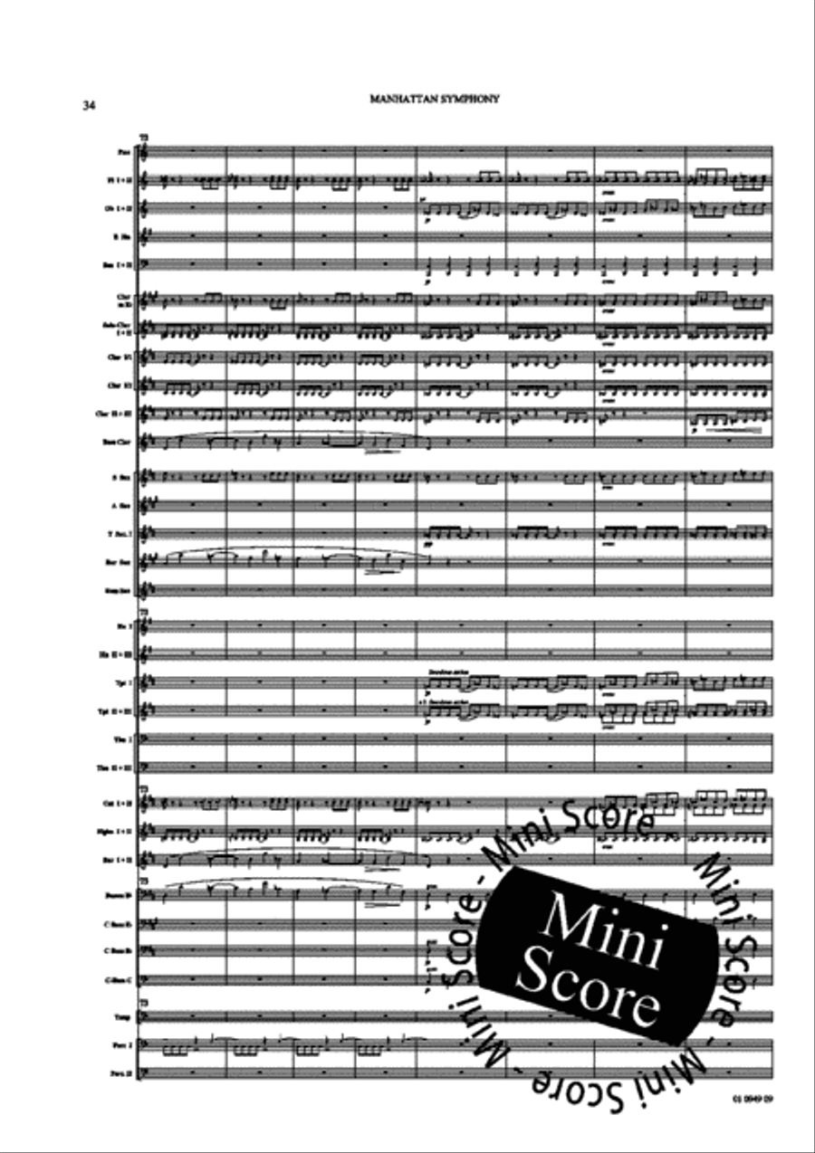 Manhattan Symphony Concert Band scores gallery preview page 38