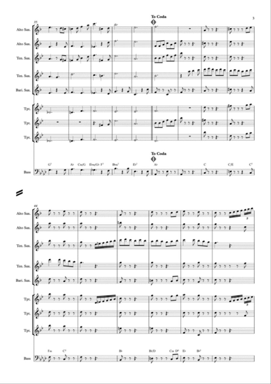 It's Beginning To Look Like Christmas Jazz Ensemble scores gallery preview page 3