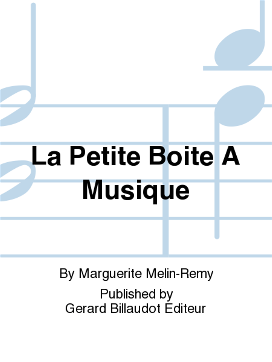 La Petite Boite A Musique Piano Solo scores gallery preview page 1